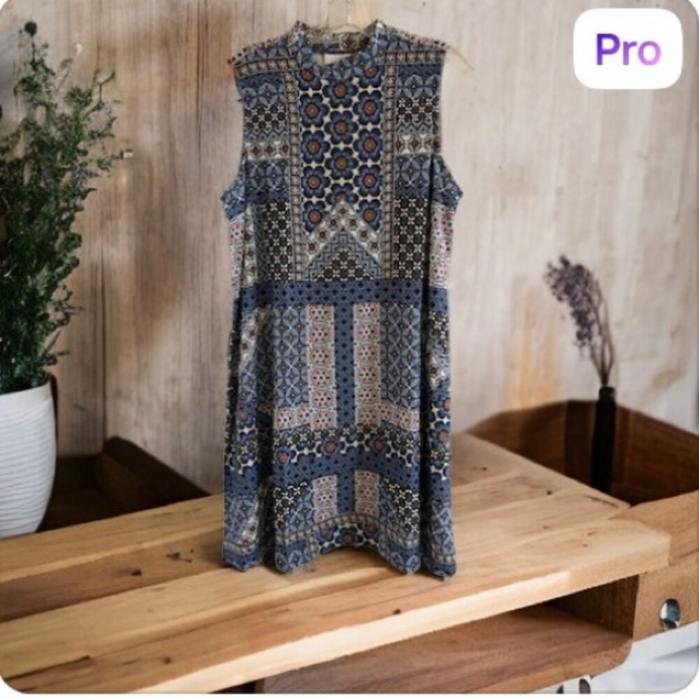 J-Jill Dress Fit & Flare Knee length, Sleeveless.NWT NWT